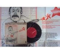 4 neue Lieder - 7 Inch Single - Drei Kugeln auf Rudi Dutschke, Ermutigung, Es senkt das deutsche Dunkel, Noch. Wolf Biermann Stereo