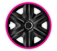 4× NRM Radkappen FAST LUX 15″ pink