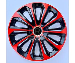 4× NRM Radkappen STRONG extra 14″ rot