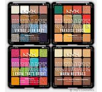 4 NYX Ultimate Sombra Paleta de Ojos - Uspr "Juego Completo" Joy's Cosméticos