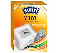 4 Original Swirl Y101 bolsas para aspiradora Dirt Devil M 7020 - Bagline 2.8 P