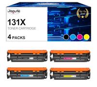 4-Pack 131X 131A Compatible para Toner HP 131X CF210A CF210X 131A para HP Laserjet Pro 200 Color M251n, M251nw, Laserjet Pro 200 Color MFP M276nw, M276n, CP1525N, 125A CB540A, CP1115FNW, CP1525N,125A