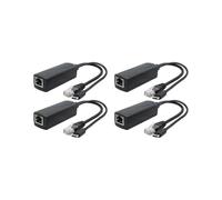 4-Pack 5V Gigabit PoE Splitter, USB Type C, 48V to 5V 2.4A Adaper, IEEE 802.3Af Compliant