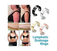 4-pack adjustable lymph drainage therapy magnetic rings, suitable for lymphatic massage