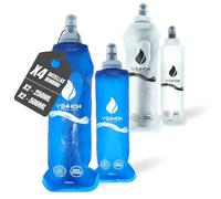 [4-Pack] Botella de Hidratación BPA FREE Running,Soft Flask, Hidrapack, Botella plegable, Bolsa de Hidratación Deportiva, Botella de Agua Reutilizable, Botella de agua, Bidon de agua, Running.