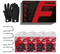 4-Pack Cadena de motosierra, 35 cm, paso de 1,1 mm 3/8"LP, 52 Eslabones
