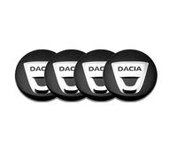 4 Pack de Pegatinas para Tapa de Rueda para Dacia Duster Logan Sandero Lodgy Stepway 56mm, Pegatina para Tapa de Llanta de Neumático, Tapacubos, Pegatina de Insignia