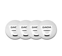 4 Pack de Pegatinas para Tapa de Rueda para Dacia Duster Logan Sandero Lodgy Stepway Mcv 56mm, Pegatina para Tapa de Llanta de Neumático, Tapacubos, Pegatina de Insignia