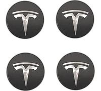 4 Pack de Pegatinas para Tapa de Rueda para Tesla Model 3 X S 56mm, Pegatina para Tapa de Llanta de Neumático, Tapacubos, Pegatina de Insignia,D