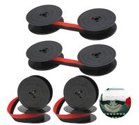 4 Pack GR4 Cinta de Máquina de Escribir de Nylon, Cinta Tinta Maquina de Escribir Paquete de Repuesto para Máquina de Escribi Compatible con Olivetti Livetti 7 Metros (Set D)