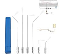 4 Pack High Pressure Washer Nozzle Kit for Washing Machine & AC Cleaning, Heavy Duty Hose High-Pressure Washer Spray Nozzle Kit, Quick-Connect, Premium Stainless Steel (6pcs)