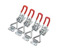 4 Pack Metal Toggle Latch,box Closure Tension Lock Toggle Clamp Latch Adjustable Toggle Latch Quick Release Toggle Catch Latch for Tool Boxes Trunk Ca