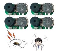 4 Pack New 20 Sounds Annoyatron Noise Maker Prank, Prank Noise Maker Hidden, Beeping Several Months, Office Pranks for Coworkers, Devices to Annoy Neighbors, Funny Office Pranks for Adults (Green)