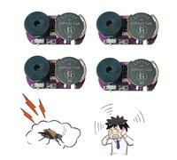 4 Pack New 20 Sounds Annoyatron Noise Maker Prank, Prank Noise Maker Hidden, Beeping Several Months, Office Pranks for Coworkers, Devices to Annoy Neighbors, Funny Office Pranks for Adults (Purple)