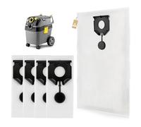 4 Pack para Kärcher NT 30/1、NT 40/1 Bolsas de Polvo para Kärcher NT 50/1 Bolsas de Aspiradora Replacement Repuesto 30L