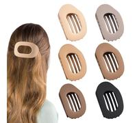 4 Pack Pinzas pelo Mujer,Pinzas Planas Para el Pelo Hair Clips Antideslizantes,Antideslizantes,Flat Claw Clip Ligeras y Cómodas,para cabello fino y grueso,para uso diario,para deportes y para conducir
