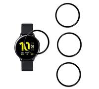 [4 Pack] Protector Pantalla Compatible con Samsung Galaxy Watch Active 2(40mm) 3D Cobertura Completa, HD Clear TPU Pantalla Saver Protector, Sin Burbujas, Anti-Scratch Película, Sensible al Tacto