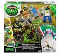 4-Pack Sewer Heroes with Parachute. Teenage Mutant Ninja Turtles x G.I. Joe Cros