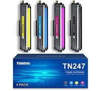 4-Pack TN247 TN243 Compatible para Toner Brother DCP-L3550CDW Brother TN 243 TN243CMYK Brother DCP L3550CDW MFC-L3750CDW MFC-L3770CDW HL-L3230CDW HL-L3210CW DCP-L3510CDW (Negro Cian Amarillo Magenta)