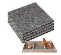 4-Pack Washable Foldable Chicken Coop Laying Mats - Reusable Hen Nesting Pads | Indoor Outdoor Egg Laying Accessories for Garden Lawn