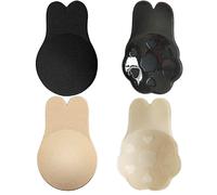 4 Pair Adhesive Bras Invisible Bra Adhesive Bra Strapless Backless Breast Lifting Straps Nipple Covers Women