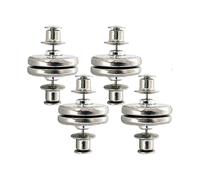 4 Pair of Universal Curtain Magnets Closure Button Curtain Magnetic Invisible Holdback Button
