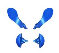4 paletas traseras para controlador de borde de PS5, botones de gatillo traseros de metal, piezas de agarre de repuesto para controlador inalámbrico DualSense Edge de PS5 (azul)