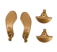 4 Paletas Traseras para el Controlador Inalámbrico PS5 Edge, Botones Traseros de Acero Inoxidable, Piezas de Repuesto Profesionales, Paletas Traseras del Controlador de Juego (Oro)