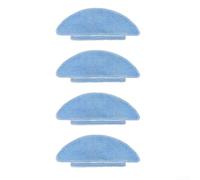 4 paños de fregona para robot aspirador ZACO A10 Pro, accesorios perfectos para un hogar limpio (paquete de 4)