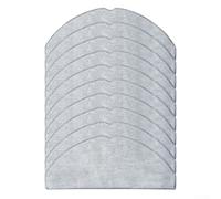 4 paños de microfibra de repuesto para Roborock S20 (D106), 3C, E10 3C (C103) y 3C Plus (B112), accesorios para robot aspirador, lavables y resistentes, para suelos con mascotas (10 unidades)