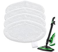 4 Paños Fregona de Microfibra para Polti Vaporetto PAEU0332 Reutilizables | Microfibra Lavables de Repuesto Compatible con SV440 SV450 SV400 SV420 Smart100 Smart35 Smart40 para Cocina Salón Dormitorio