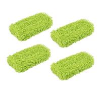 4 paños para mopa Swiffer reutilizables de microfibra y felpilla para limpieza, lavable a máquina, recambio para Swiffer adecuado para todo tipo de suelos