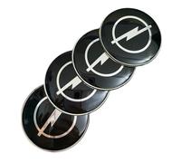 4 Paquete de Pegatinas Tapacubos para Opel Astra h g j k f Zafira 65mm,Pegatinas con Logotipo de Coche,Pegatinas para Insignias de Tapacubos,Pegatinas de Rueda