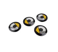 4 Paquete de Pegatinas Tapacubos para Smart Fortwo Forfour 453 451 56MM,Pegatinas para Insignias de Tapacubos,Pegatinas con Logotipo de Coche,Pegatinas de Rueda