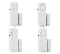 4 paquetes de alarma de puerta y ventana, detector magnético de rotura, para seguridad de niños, bricolaje para seguridad de casa, protección de oficinas, tienda de compra de pilas AAA