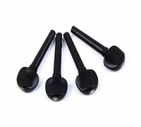 4 paquetes de clavijas de violín de ébano, repuesto fiable para violines de 1/2, 4/4, 3/4, 1/8 para mejorar la precisión de afinación (4/4)