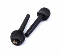 4 paquetes de clavijas de violín de ébano, repuesto fiable para violines de 1/2, 4/4, 3/4, 1/8 para mejorar la precisión de afinación (2/1)