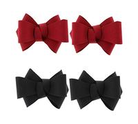 4 Paquetes de Clips de con Lazo para Mujer Adorno de Hebilla para de Baile de Graduación Nupcial