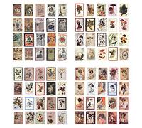 4 paquetes de pegatinas para álbumes de recortes, pegatinas de Washi, sellos postales de época, pegatinas de planificador, decoración retro para cuaderno, diario revistas manualidades (Ancient)