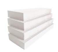 4 paquetes de protectores para puertas de coche, resistentes a los arañazos, autoadhesivos, compatibles con paredes de garaje, 30 x 10 x 3 cm (blanco)