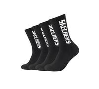 4 Par Skechers Unisex Calcetines de Deporte Tenis Amortiguado Line SK41042