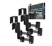 4 para Cerca de Piscina, Organizador de Herramientas para Piscina, para Colgar Accesorios de Limpieza, Varillas de Piscina, Cepillos y Redes Recogedoras de Hojas.