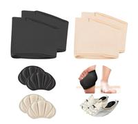 4 Parejas Almohadillas Metatarsianas Set, con Almohadillas para Pies y Talonera, Cojines de Pie Anti Abrasión para Mujeres y Hombre, para Apoyar los Pies Alivio del Dolor (XL, (UK6-9))