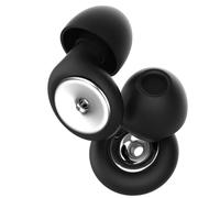 4 pares 4 tamaños Tapones para Oídos de Ruido,Tapones Oídos Dormir,Tapones cómodos antirruido, descansar,Estudiar mejor,Relajación,Nadar e incluso pasear,XS/S/M/XL (Plateado)