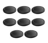 4 Pares Agarres para el Pulgar, Thumb Grip Set, Tapones para Joystick para Nintendo Switch, Switch Lite y Controlador OLED de Switch (Negro)