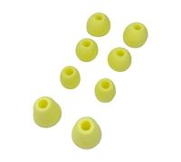4 Pares Almohadillas de Repuesto Compatible con Beats Powerbeats Pro/Powerbeats 3/Powerbeats 4, 8 Puntas de Silicona para 4mm Auriculares Internos, 4 tamaños (Amarillo)