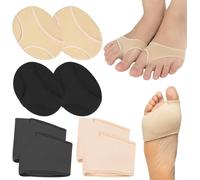 4 Pares Almohadillas Metatarsianas, Cojines De Antepié Almohadillas Para Pies Para Mujeres Y Hombres, Plantillas Metatarsalgia Para Aliviar Antepié Metatarsalgie,Callo El Dolor, para hombre y mujer