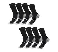 4 Pares Calcetines Altos Hombres, Running Calcetine De Algodón Transpirable Con Acolchado, Calcetines Antiampollas Deporte, Antisudor Antideslizantes, para Running Senderismo Trekking Ciclismo