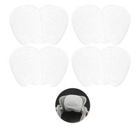 4 Pares de Almohadillas para La Lengua de Zapatos, Almohadillas de Fieltro Blanco para El Antepié Pegatinas para La Parte Trasera Del Zapato para Reemplazar Zapatos Sueltos para Hombres Mujeres