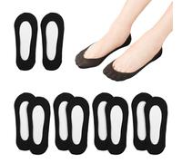 4 Pares De Calcetines Cortos De Mujeres Negras, Calcetines Superiores, Calcetines Transpirables Y Cómodos, Calcetines Simples Y Versátiles.